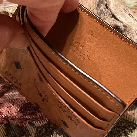MCM Visetos Cognac Card Case - Picture 3 of 6